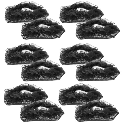 VALICLUD 20stücke Haarknotenabdeckungen Stoff-haarnetze Für Dutts Haarnetz Für Frauen Und Mädchen Duttnetze Haarnetze Für Dutt von VALICLUD