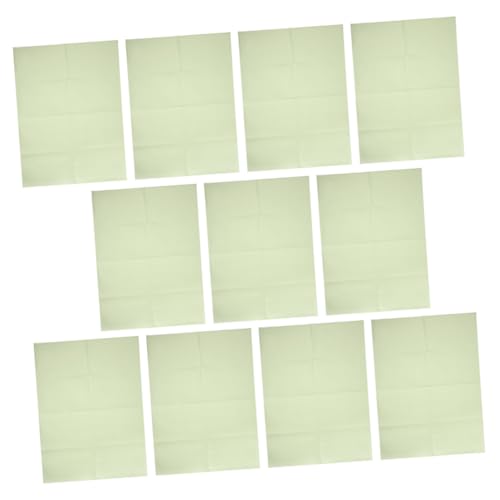 VALICLUD 20 Stück Dichtung reinigen Tattoo-Reinigungspad Tattoos-Lätzchen Tätowierungen Tischdecke Tattoos liefert Tätowierzubehör Einwegpapierpolsterpolster doppelter Zellstoff Grün von VALICLUD