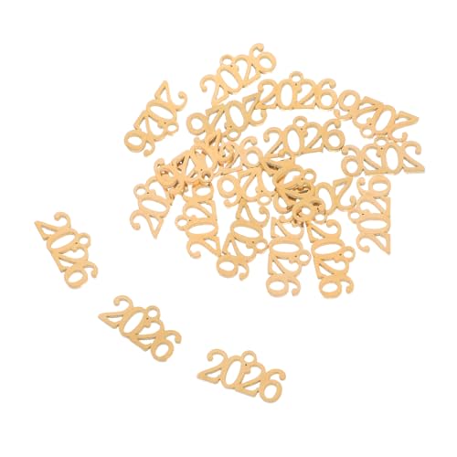VALICLUD 20stücke Zahlen-charms Aus Edelstahl Für Halsketten Diy-schmuckherstellung Abschlusskappen Festivals Und Persönliche Erinnerungen von VALICLUD