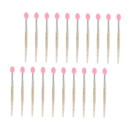 VALICLUD 20 Stück Mini Silikon Lippenpinsel für Lippenpflege Lippenstift und Lidschatten und Langlebig für Profis und Anfänger von VALICLUD