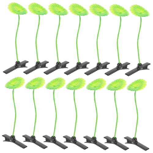 VALICLUD 20stücke Lotusblatt Haarnadeln Für Mädchen Süße Haarspangen Aus Simulationsmaterial Leicht Und Tragbar Kleine Haarspangen Für Dünnes Haar von VALICLUD