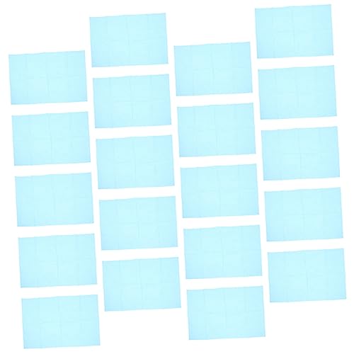 VALICLUD 20 Stück Tattoo-Reinigungspads Tattoos-Lätzchen Tischdecken, saubere Unterlage Abschminkpads Maniküre Einweggewebebad Einweg saubere Pads Einwegbettpolster doppelter Zellstoff Blau von VALICLUD