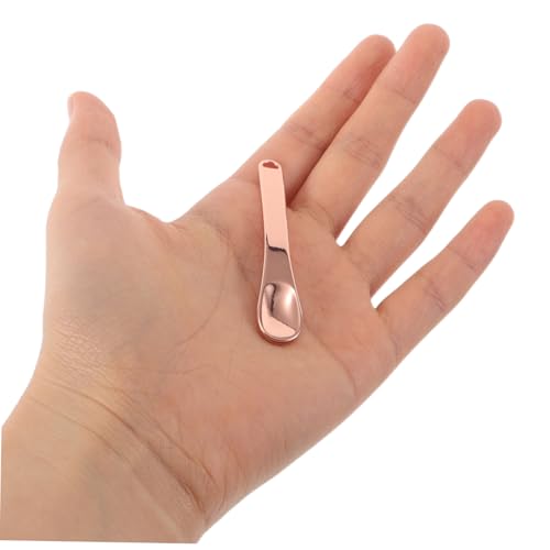 VALICLUD 20 Stück Teiliges Metall Kosmetikspatel Wiederverwendbar Kompakter Hautpflege Portionierer Löffel für Augencreme Gesichtscremes Lotionen Reisefreundlich Elegant von VALICLUD