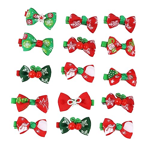 VALICLUD 20stücke Weihnachts-bowknot Haarclips Für Mädchen Schöne Haarschmuck Accessoires Für Festliche Anlässe Langlebig Für von VALICLUD