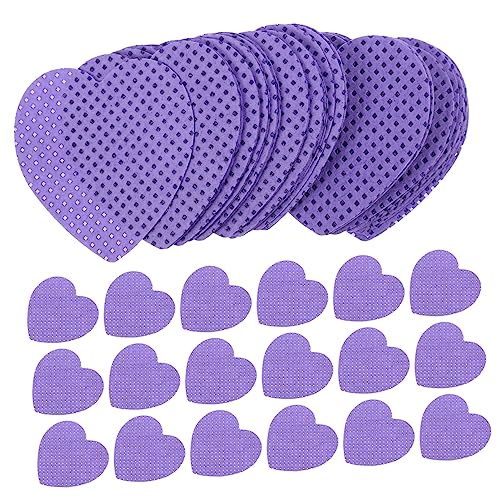 VALICLUD 200 Blatt Nagelentferner Baumwolle geformt Nagellacktücher Nageltücher Entfernung Herz feuchttücher polnischer Entferner Nagelreinigungspads Make-up-Tücher Violett von VALICLUD