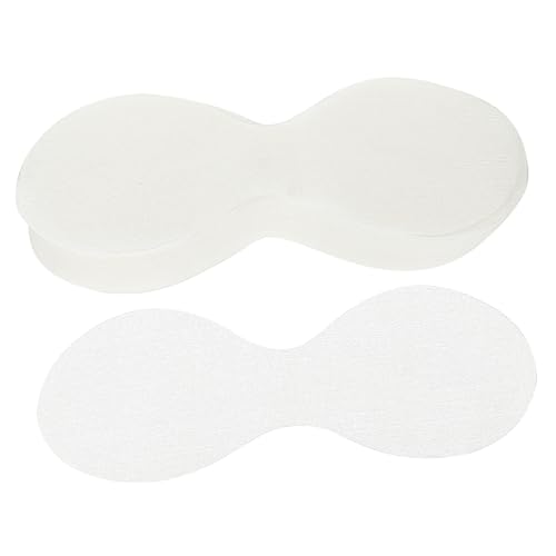 VALICLUD 200 Stück Einweg Augenmasken Papier Aus Baumwolle Dünne Augenpads Für Gesichtsbehandlungen Selbstgemacht Hydration Weich Und Komfortabel Für Wimpernverlängerung Und Hautpflege von VALICLUD
