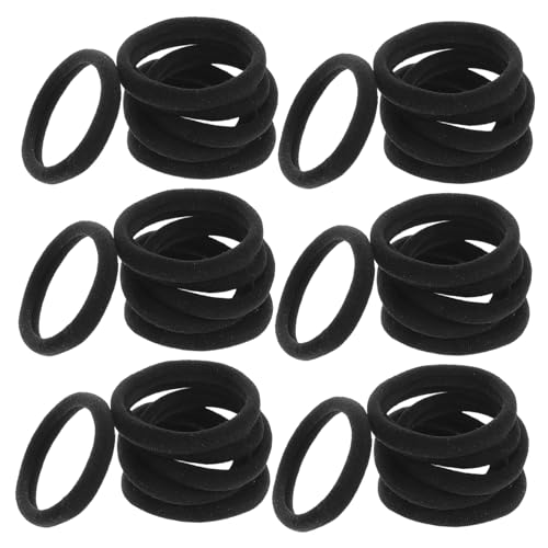 VALICLUD 200 Stück Elastische Haargummi Bänder für Männer und Stretchy Pferdeschwanzhalter für Sport und Alltag Metallteile von VALICLUD