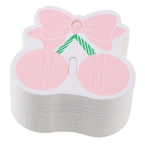 VALICLUD 200 Stück Haarspangen Displaykarten für Haarschmuck Haarclips Haarbänder Praktischer Kartenhalter aus Papier für Organisation und Präsentation von VALICLUD