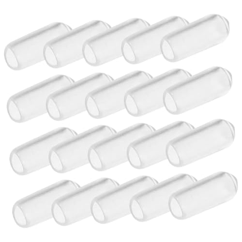VALICLUD 200 Stück Transparente Headband End Caps aus Flexiblem Gummi Weiche Haarband Schutzkappen mit Innendurchmesser für Haarreifen Installieren Sorgen für Komfort und Sicheren von VALICLUD