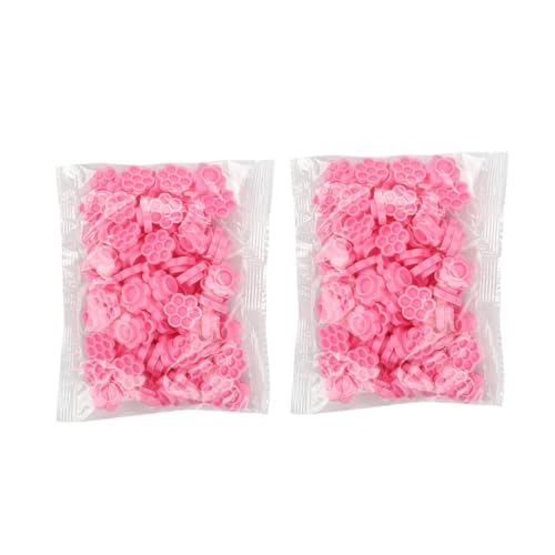 VALICLUD 200stücke Wimpernkleber Tasse Tragbar Wimpern Pfropfen Werkzeug Verzögerungsbecher Zum Aufbewahren Von Kleber Entferner Und Grundierung Für Salon Und Heimgebrauch von VALICLUD