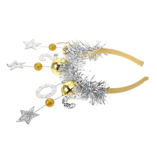 VALICLUD 2025 Neujahrs- -Stirnband Dekorations-Requisiten für das neue Jahr Kopfbedeckung für die Neujahrsparty neujahr kopfschmuck Neujahr Party Zubehör Neujahrskostüm Plastik von VALICLUD