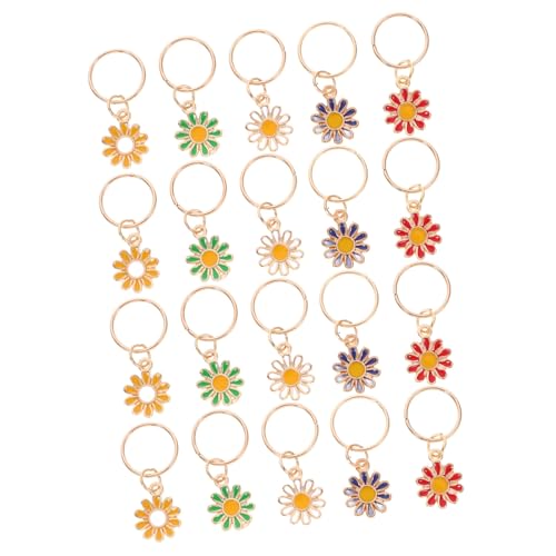 VALICLUD 20Stücke Haarschmuck Zopfschmuck Dreadlock Anhänger für Damen Flexibles Haarzubehör für Flechtfrisuren Einfache Anwendung Dekorative Haaraccessoires von VALICLUD