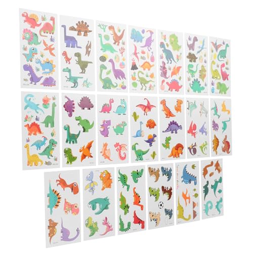 VALICLUD 20blätter Dinosaurier Tattoos Temporäre Tattoos Für Frauen Aufkleber Körperdekoration Für Party Hochzeit Urlaub Reisen von VALICLUD