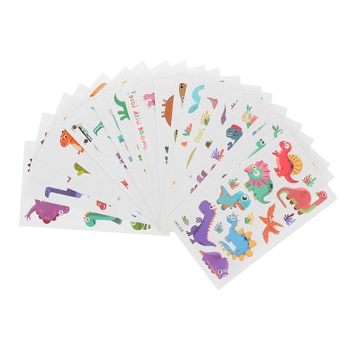VALICLUD 20blätter Dinosaurier Temporäre Tattoos Aufkleber Für Frauen Und Junge Mädchen Tattoos Aufkleber Zur Dekoration von VALICLUD