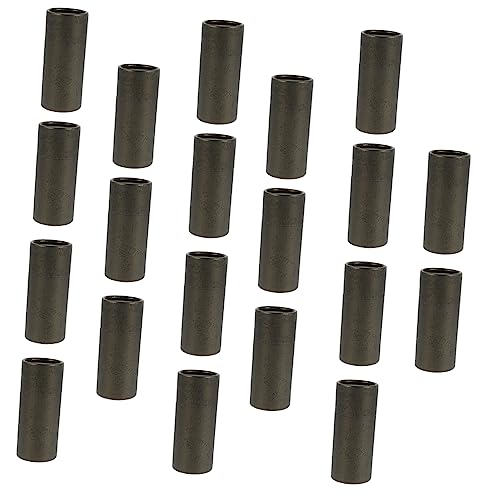 VALICLUD 20stücke Ätherische Ölflaschen Aufbewahrungsbox Zylinderförmige Teebox Geschenkbox Verpackungsbox Behälter Für Ätherische Öle Kleinigkeiten Organizer Mittelgroß Schwarz von VALICLUD