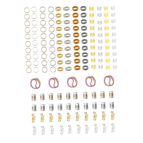 VALICLUD 225 Stück Teiliges Dreadlocks Haar Metallringe für Haarstylings und Zöpfe Langlebige Haarschmuck Accessoires für Festivals und Partys VALICLUD 225 Stück Teiliges Dreadlocks Haar Metallringe für Haarstylings und Zöpfe Langlebige Haarschmuck Accessoires für Festivals und Partys von VALICLUD
