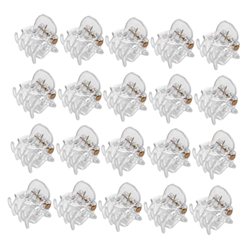 VALICLUD 24stücke Perlmutt-haarklammern Für Frauen Haarspangen Für Mädchen Mädchen-haarklammern Haarschmuck Für Frauen Flache Kieferklammern Aus Kunststoff Mit Perlglanzeffekt von VALICLUD