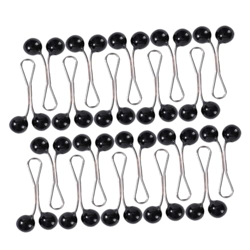 VALICLUD 24 Stück Teiliges Hijab Clamp mit Perlen Wiederverwendbare Praktische Schalclips für Damen Langlebige Rostfreie Hijab Pins Vielseitig für Kopftücher Halstücher Festlicher Schmuck von VALICLUD