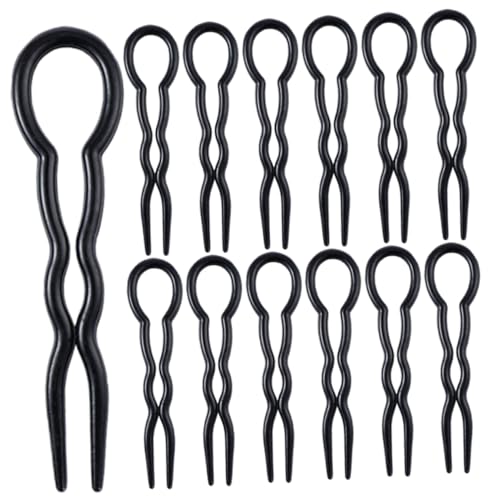 VALICLUD 24stücke U-förmige Haarnadeln Haar Gabeln Frauen Brötchen Sticks Mädchen Haarnadeln Haar Zubehör von VALICLUD