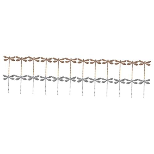 VALICLUD 24 Stück Vintage Libellen Haarspangen Libellen Haarspangen Libellen Haarklammern Libellen Haar Accessoires Vintage Haarspangen Libellen Haarnadeln Mädchen Haar Accessoires von VALICLUD