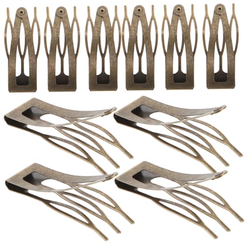 VALICLUD 24stücke Metall Haarnadeln Kompakte Snap Haar Clips Mädchen Frauen Haar Zubehör von VALICLUD