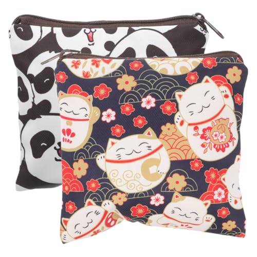 VALICLUD 2Pcs Sanitär Servietten Aufbewahrungstasche Toilettenbeutel Süße Make Up Beutel Sanitärpolster Teen Periode Kit Pads Für Teenagszeitbeutel Femininer Produkt Organizer von VALICLUD