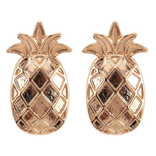 VALICLUD Cartoon-ananas-broschen-set – 2-teilig Vielseitiger Schal-clip Und Hutnadel Zinklegierung Modeschmuck Für Damen von VALICLUD