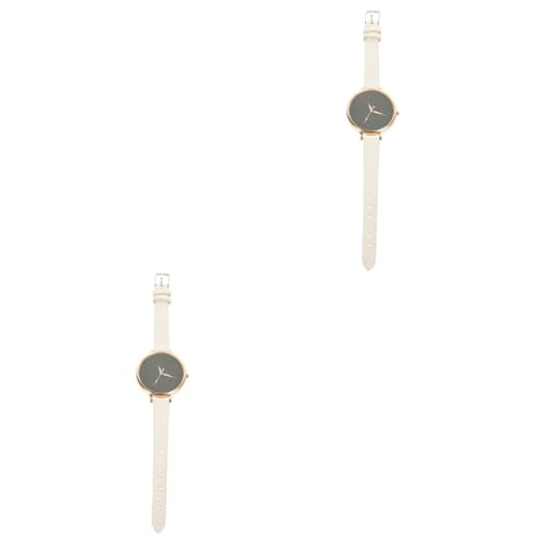 VALICLUD 2St Anschauen Damenarmbanduhren einfache Leseuhren Erwachsene herrenuhren Automatikuhren modische Armbanduhr Glitzer Armbanduhr Damenuhr Leser Geschenk Kind von VALICLUD