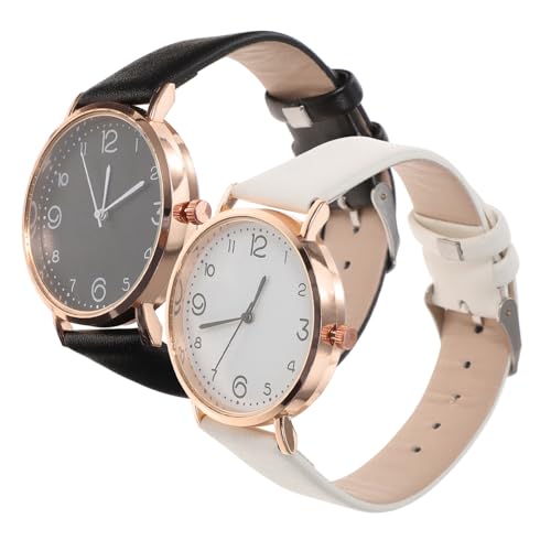 VALICLUD 2St Anschauen damenarmbanduhren Watches Modeuhr Silvester gastgeschenk smaetwatch Mädchenuhren einfache Leseuhr Damenuhr Armbanduhr für Mädchen Quarzuhr für Mädchen Legierung von VALICLUD