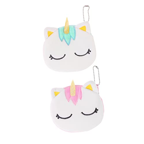 VALICLUD Mini-geldbörse Für Kinder – Beutel Mit Reißverschluss Plüsch-geldbörse Cartoon-kleingeldhalter Ideal Für Schule Einkaufen Und Ausflüge von VALICLUD