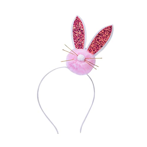 VALICLUD Plüsch-kopfschmuck Haarreifen Hasenohren-stirnband Für Ostern Und Partys Verformungsfreies Material Für Kinder von VALICLUD