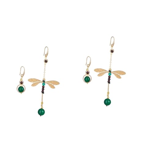 VALICLUD 2stücke Retro Ohrringe Für Damen Ethnische Asymmetrische Ohrringe Stilvolle Modische Ohrhänger Im Drachenfliegen-design Leicht Und Tragbar Einzigartiges Für Freundinnen Und von VALICLUD