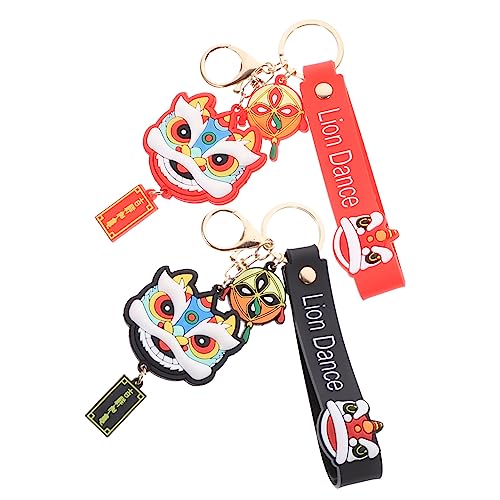 VALICLUD 2 Stücke Chinesischen Stil Schlüsselanhänger Tier Dekorative Für Tasche Charme Schlüsselanhänger von VALICLUD