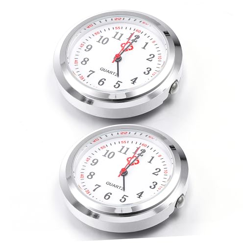 VALICLUD 2St Schwesterntisch Clip-on-Uhr Kette digital Mini Arzt Zifferblatt Quarzuhr Zubehör für Taschenuhren Zifferblatt Einer Pflegetaschenuhr Spiegelmaterial: gewöhnlicher Glasspiegel von VALICLUD