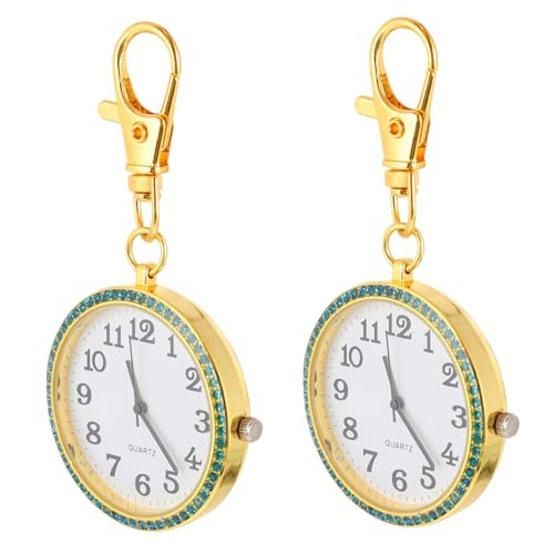 VALICLUD 2st Taschenuhr Halskette Für Kinder Stethoskop Uhr Uhrengehäuse Für Herren Anhängeruhren Für Uhr Für Kinder Herren Digitaluhren Strasssteine Männlich Krankenschwester Zinklegierung von VALICLUD