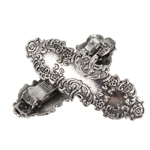 VALICLUD 2St Vintage Federclip Haarklammer elegant gfg Haarschmuck Braut Haarspange Haar Klammern Haarspangen für Frauen Mode schmücken Kopfbedeckung Federbügel Fräulein Haarnadel von VALICLUD