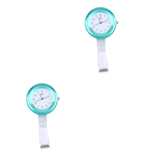VALICLUD 2St Krankenschwester hängende Uhr Uhren für Damen Stethoskop für Krankenschwestern Medical Watch spangenuhr Geschenke für Männer Herrenuhren tragbare Taschenuhr Anzahl Anschauen von VALICLUD