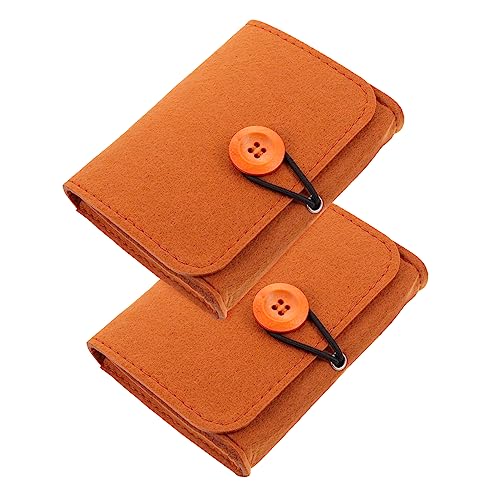 VALICLUD 2Stücke Ätherische Öl Aufbewahrungstasche Tragetasche für Aromatherapie Flaschen Filz Organizer Leicht und Stabil für Reisen von VALICLUD