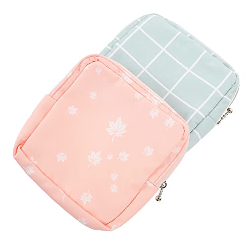 VALICLUD 2Stücke Damenbindenhalter Periodentasche Hygienetasche für Mädchen Aufbewahrungstasche für Menstruationskissen Reisefreundlich für Schule und Büro von VALICLUD