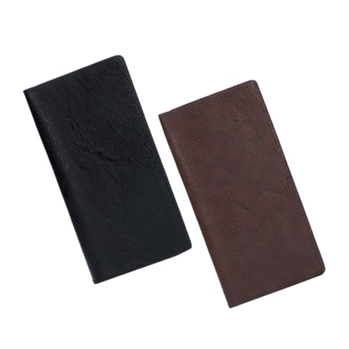 VALICLUD 2stücke Geldbörse Für Männer Lange Geldbörse Mit Zahlreichen Fächern Für Visitenkarten Bargeld Und Kleine Gegenstände Robuste Und Verschleißfeste Verarbeitung Für Lange Nutzungsdau von VALICLUD