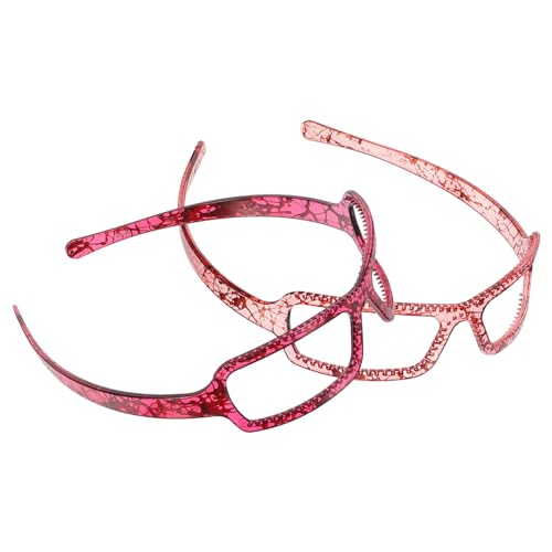 VALICLUD 2stücke Damen Stirnbänder Brille Stirnband Haarbänder Nette Kopfschmuck Make-up Haarband von VALICLUD