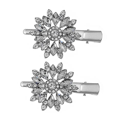 VALICLUD 2stücke Strass Haarnadel Seitlicher Haarclip Haaraccessoires Für Frauen von VALICLUD