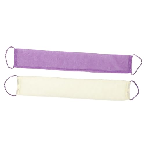 VALICLUD 2Stücke Körper Peeling Duschtücher Exfoliating Washcloths Für Effektive Hautreinigung Duschreiniger Für Körper Und Milchweiß Sauna Handtücher von VALICLUD