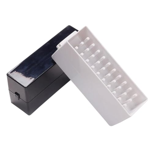 VALICLUD 2stücke Aufbewahrungsbox Für Nagelbohrer Organizer Für Nagelschleifköpfe Box Zur Lagerung Von Nagelwerkzeugen Halter Für Nagelzubehör Etui Für Maniküre-werkzeuge von VALICLUD