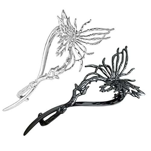 VALICLUD 2stücke Schmetterling Haarspange Clip Für Damen Mädchen Haaraccessoire Für Geburtstag Weihnachts Party Hochzeit Festival von VALICLUD