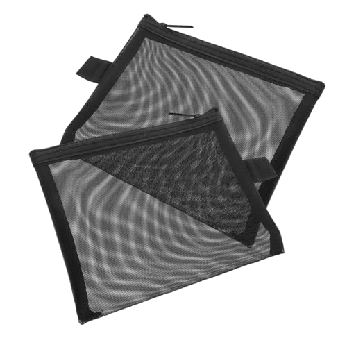 VALICLUD 2Stücke Tragbare Make Up Tasche Kleine Netz Kosmetiktasche Reise Toilettenartikel Organizer Transparent für Damen von VALICLUD