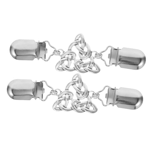 VALICLUD 2stücke Dekorative Strickjacken Clips Für Damen Vintage Pullover Verschluss Aus Vielseitig Einsetzbar Für Schals Und Kleidung Eleganter Look Und Sorgfältige Verarbeitung von VALICLUD