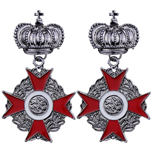 VALICLUD 2st Brosche Einheitliche Anstecknadel Königin-kronen-pin Hüte-anstecknadel Anzug-krawattennadel Königin-pin Schalnadel Hutnadel Kragennadel Fräulein Elizabeth Ii Legierung Pullover von VALICLUD