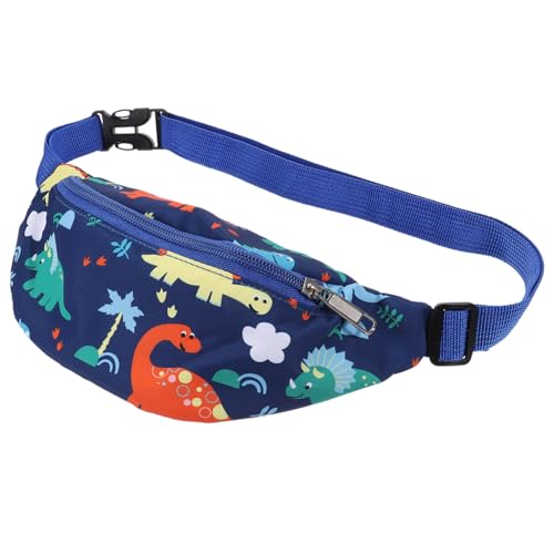 VALICLUD 2st Dinosaurier Kinder Brusttasche Kleine Umhängetasche Für Männer Handy-Crossbody-geldbörse Für Frauen Mini-Sling-Rucksack Kinder Bauchtasche Oxford-Stoff Mann Hüfttasche Tier von VALICLUD