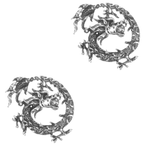 VALICLUD 2st Drachenbrosche Männer Kleidung Anstecknadel Drachennadel Für Kleidung Drache Anstecknadel Drachen Broschen Drachenstift Schalnadel Stift Für Rucksack Hut Reversnadel Legierung von VALICLUD
